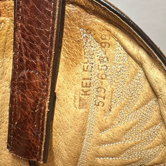 SZ 9.5 VINTAGE BOULET MENS LEATHER COWBOY WESTERN RANCHER BOOTS - Picture 7 of 12